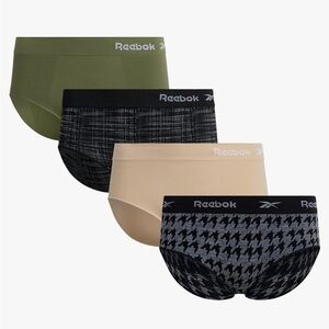 NWOT 4 Pack Reebok Women's Underwear – Plus Size Seamless Hipster Briefs